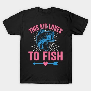 This Kid Loves To Fish T-Shirt